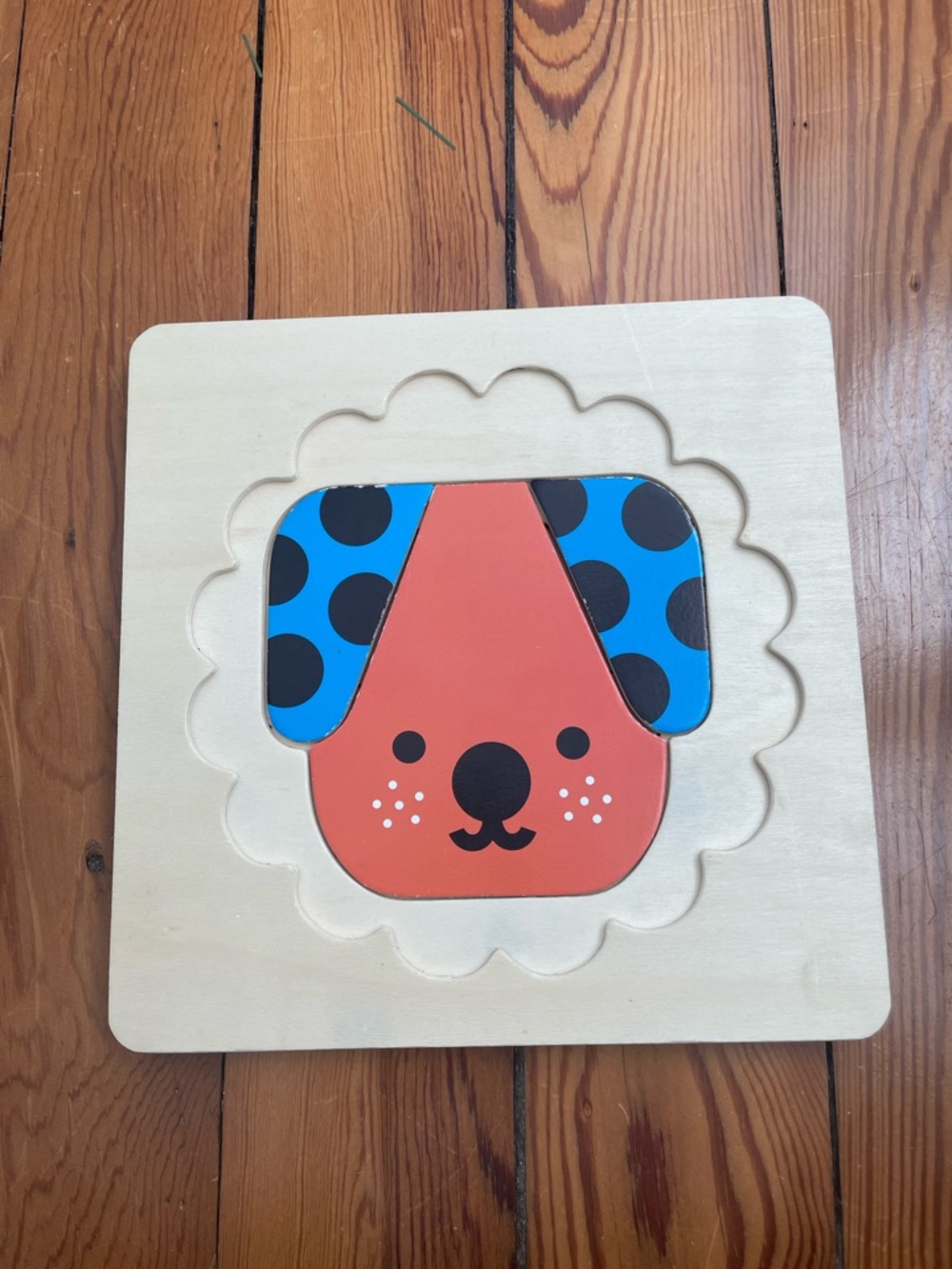 Animal Faces 4 Layer Wood Puzzle by Mudpuppy - Picture 2 of 5